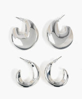 Set Aros Argollas Gruesas Street