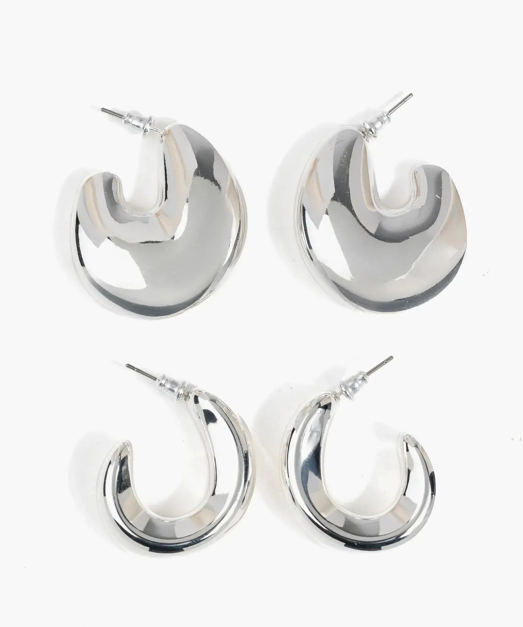 Set Aros Argollas Gruesas Street