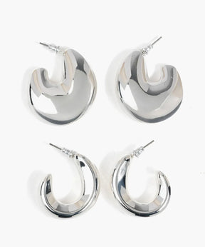 Set Aros Argollas Gruesas Street