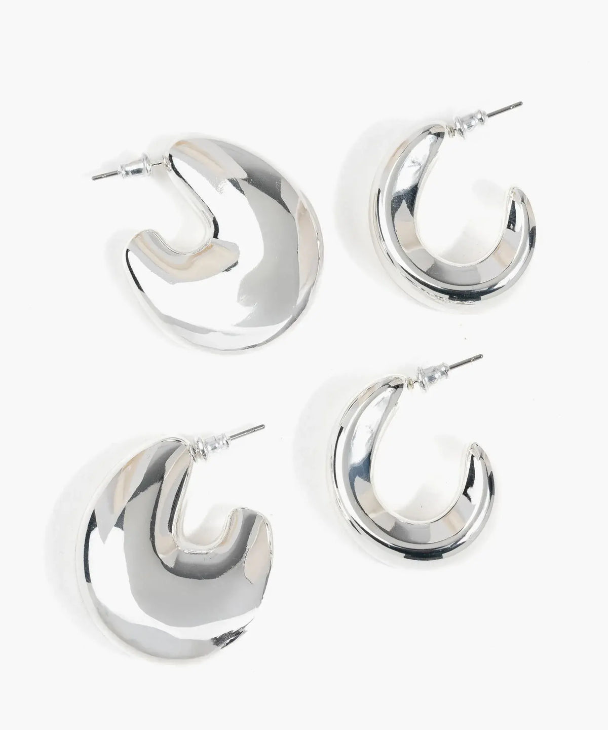 Set Aros Argollas Gruesas Street