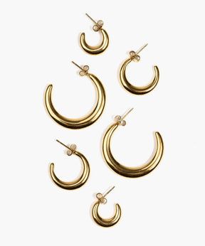 Set Aros Argollas Acero Inoxidable