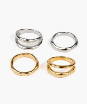 Set Anillos Irregular