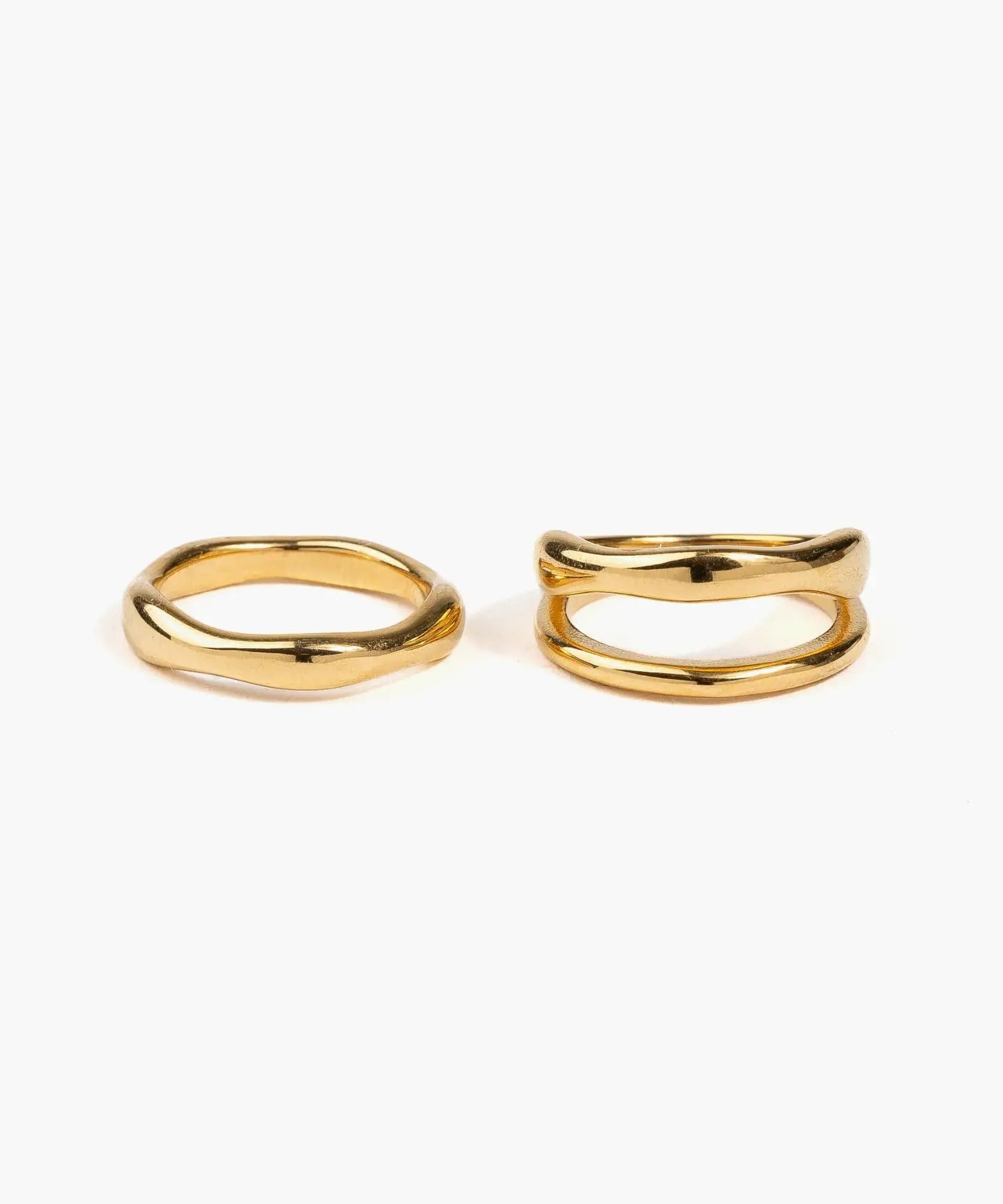 Set Anillos Irregular