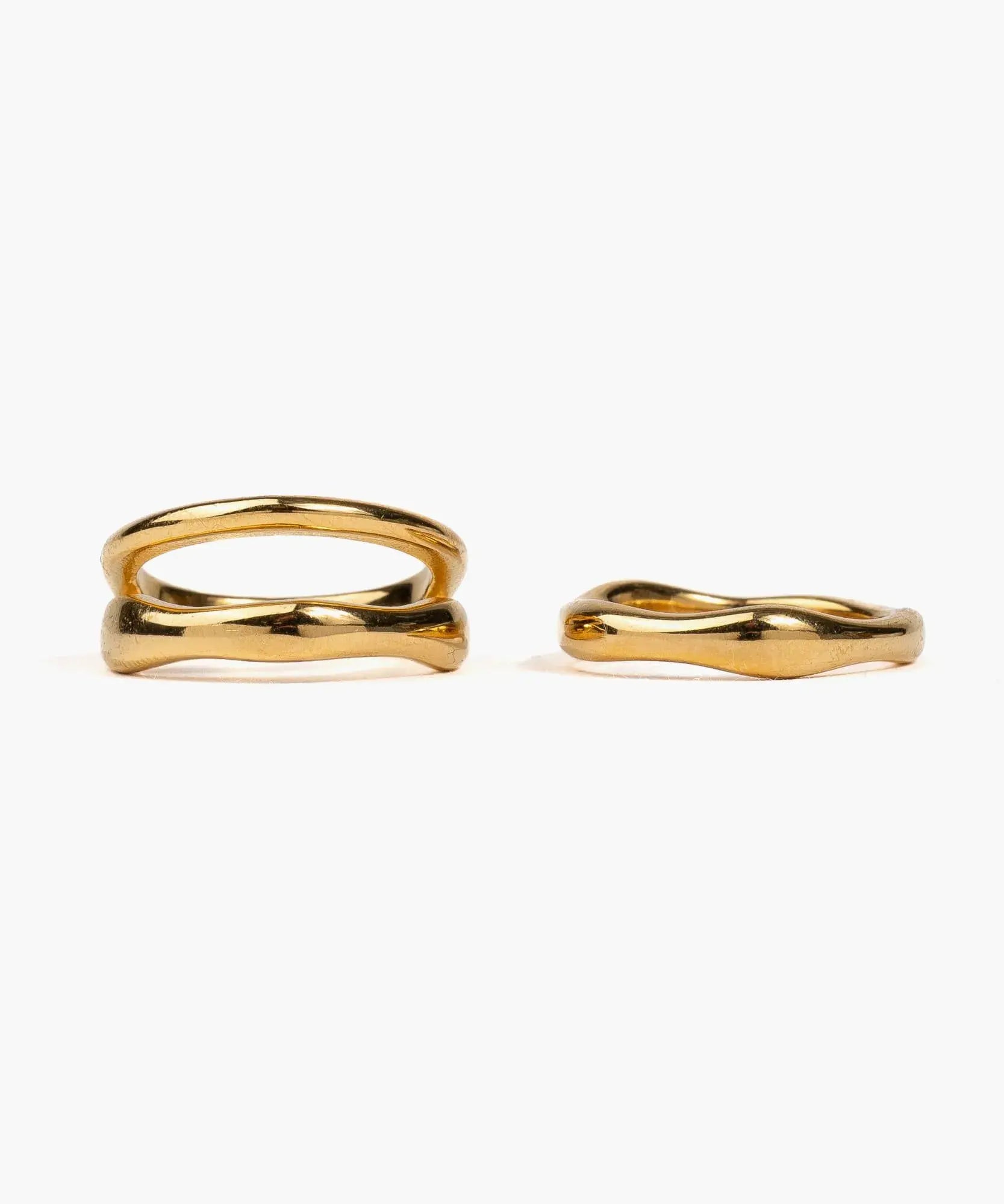 Set Anillos Irregular