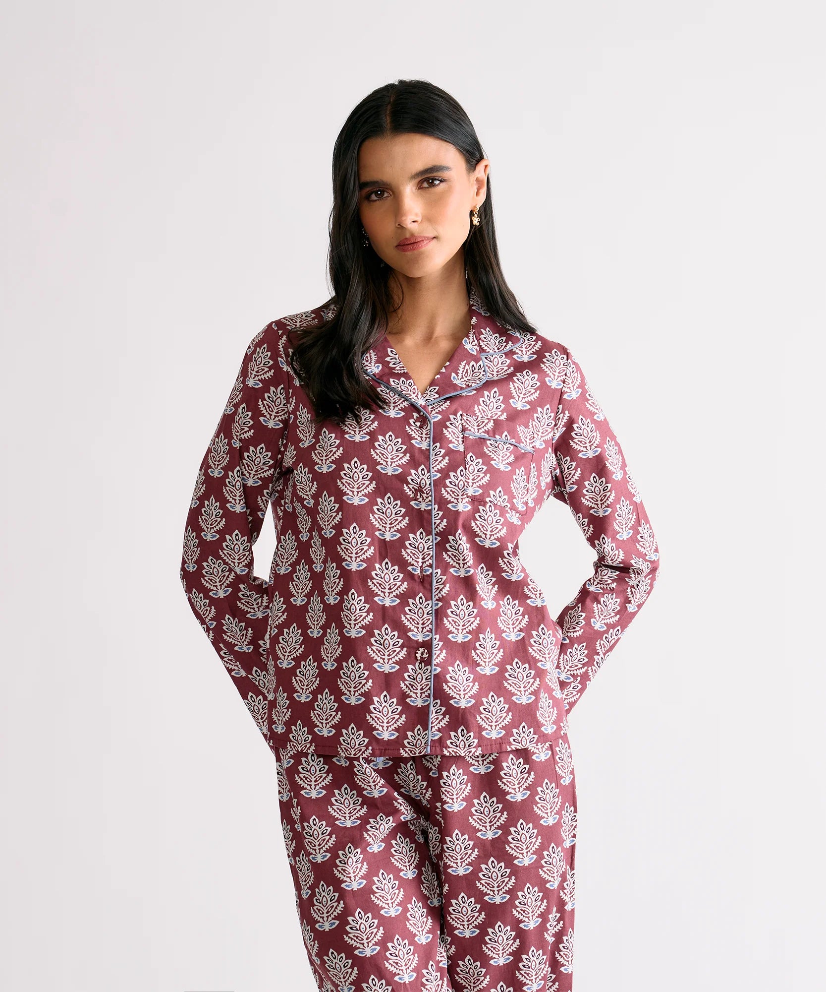 Pijama Camisero Flores Dreamy