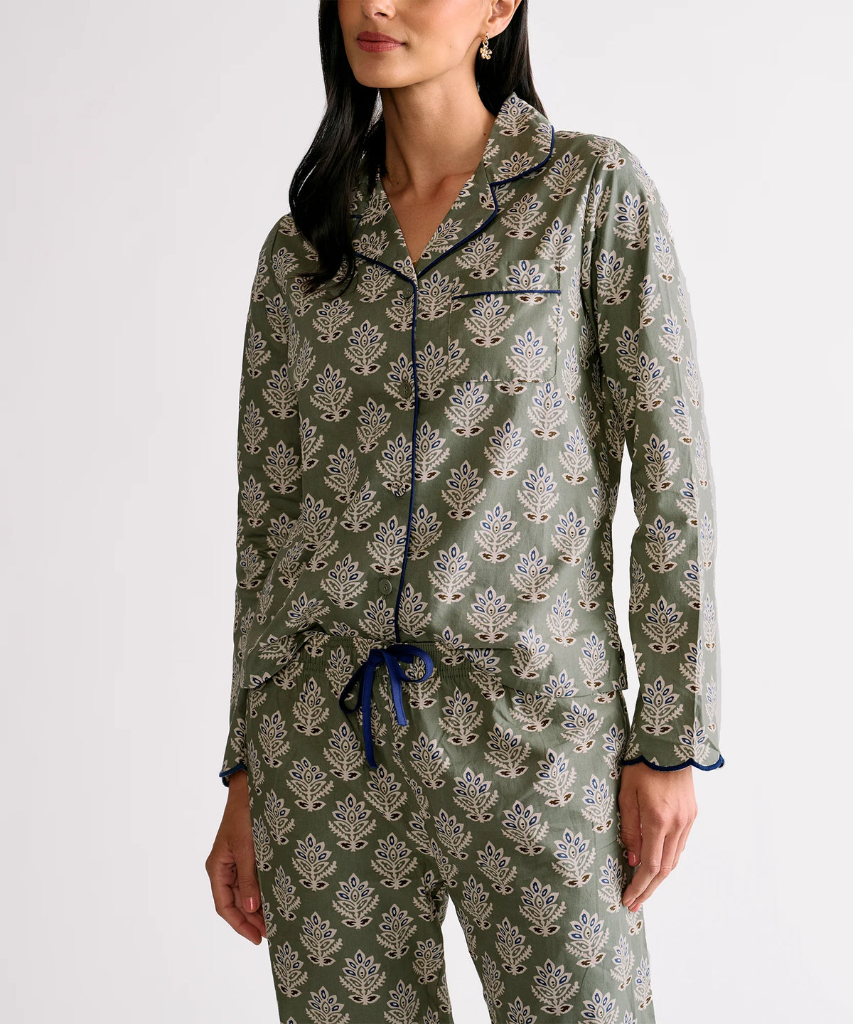 Pijama Camisero Flores Dreamy