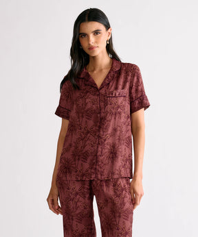 Pijama Camisero Palmeras Dreamy