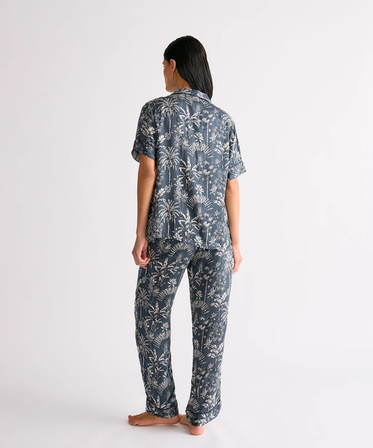 Pijama Camisero Palmeras Dreamy