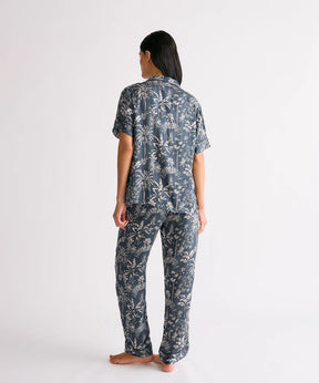 Pijama Camisero Palmeras Dreamy
