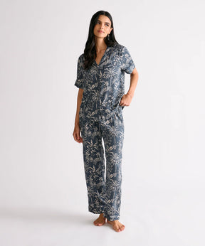Pijama Camisero Palmeras Dreamy