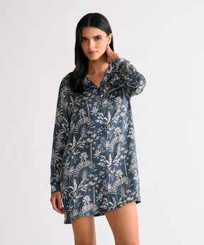 Pijama Camisero Palmeras Dreamy