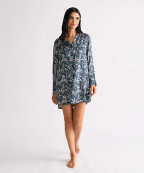 Pijama Camisero Palmeras Dreamy