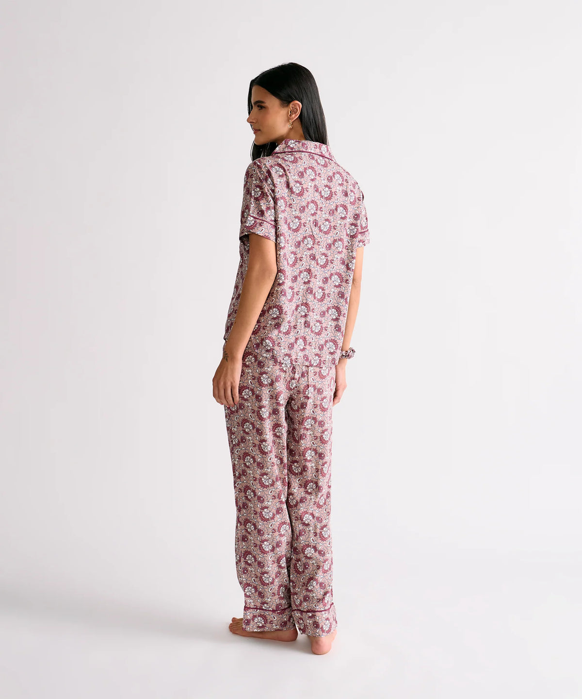 Set Pijama Camisero Flores Dreamy