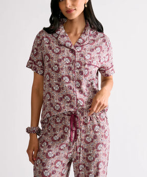 Set Pijama Camisero Flores Dreamy