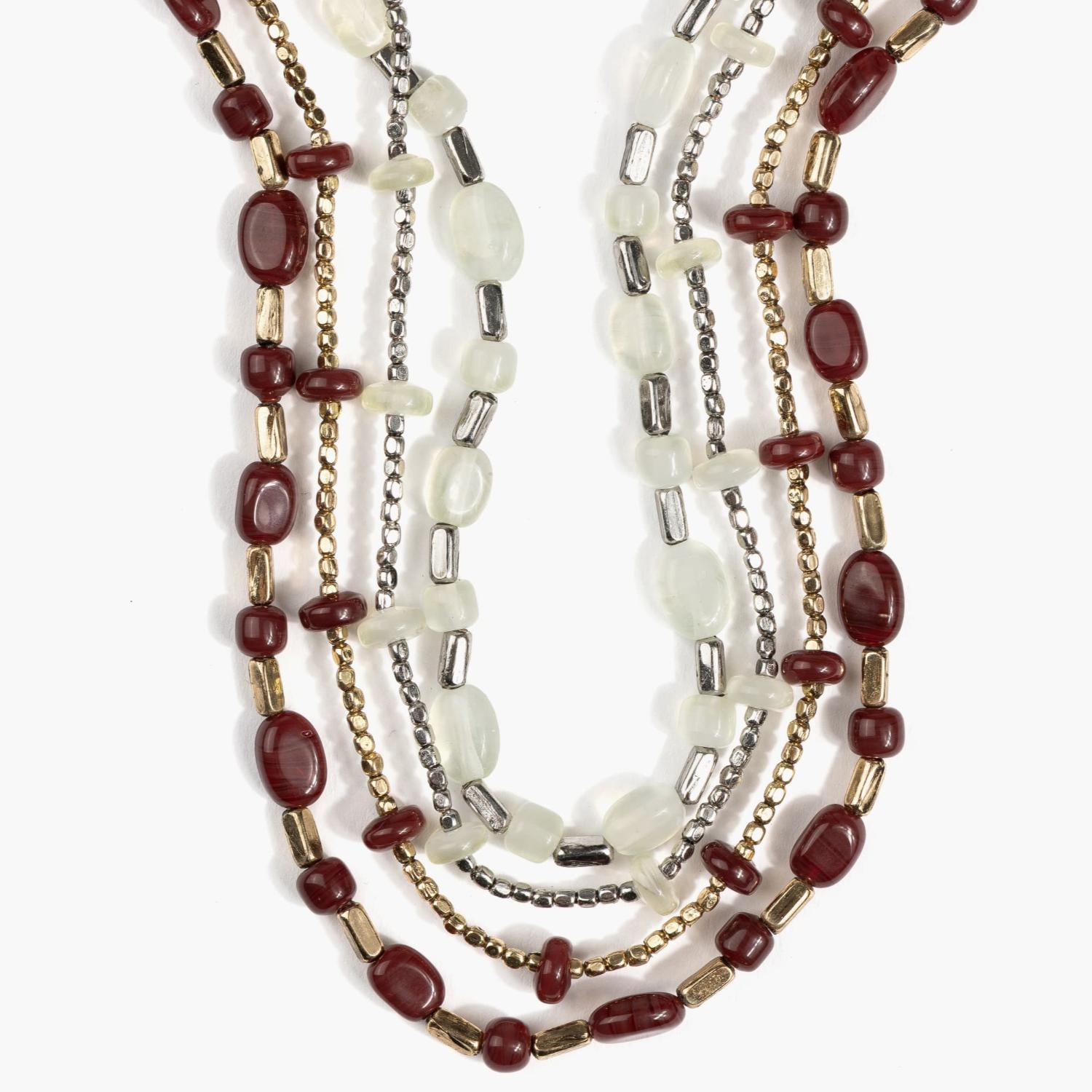 Collar Doble Mostacillas