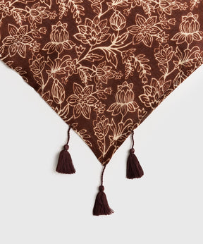 Pañuelo Triángulo Flores Boho