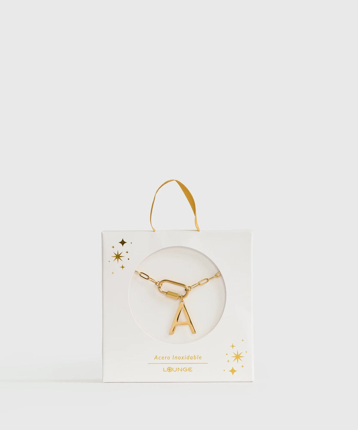 Collar Broche Charm Letra Navidad