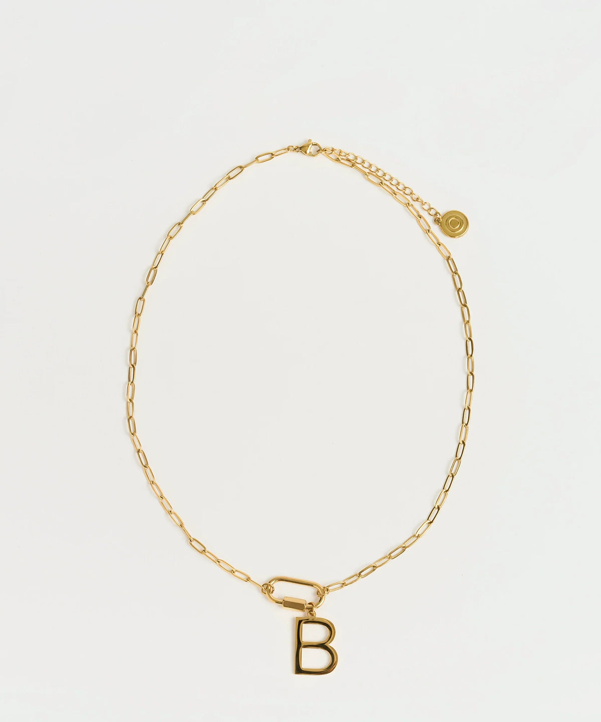 Collar Broche Charm Letra Navidad