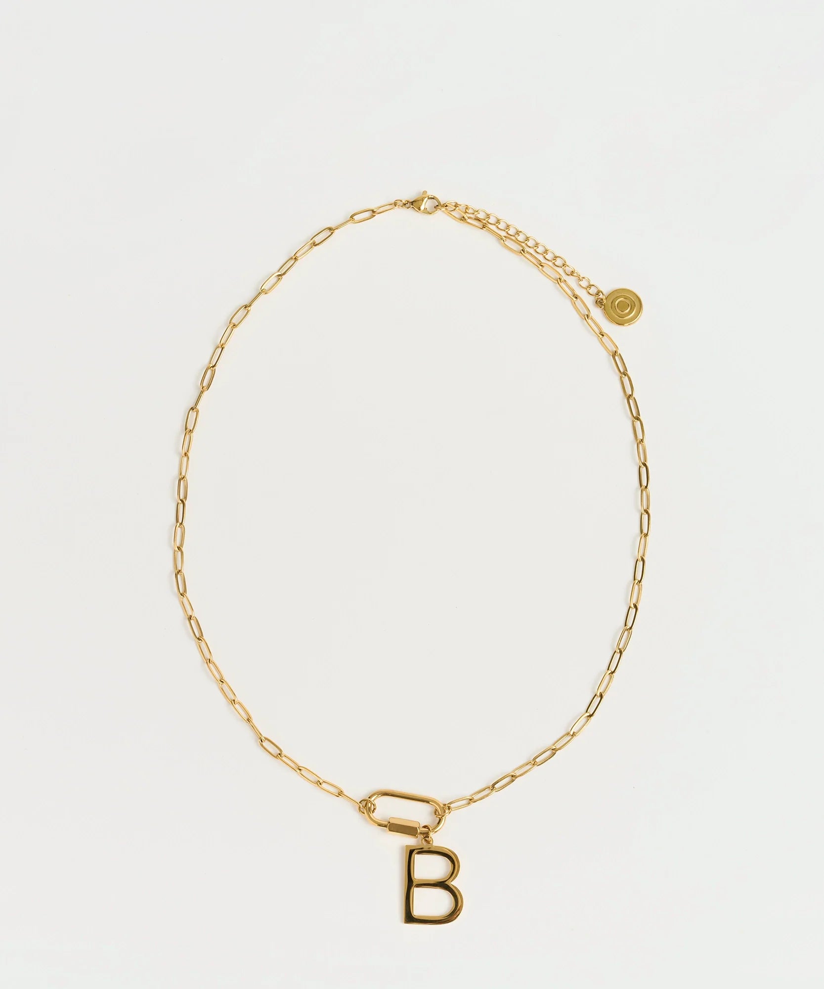 Collar Broche Charm Letra Navidad