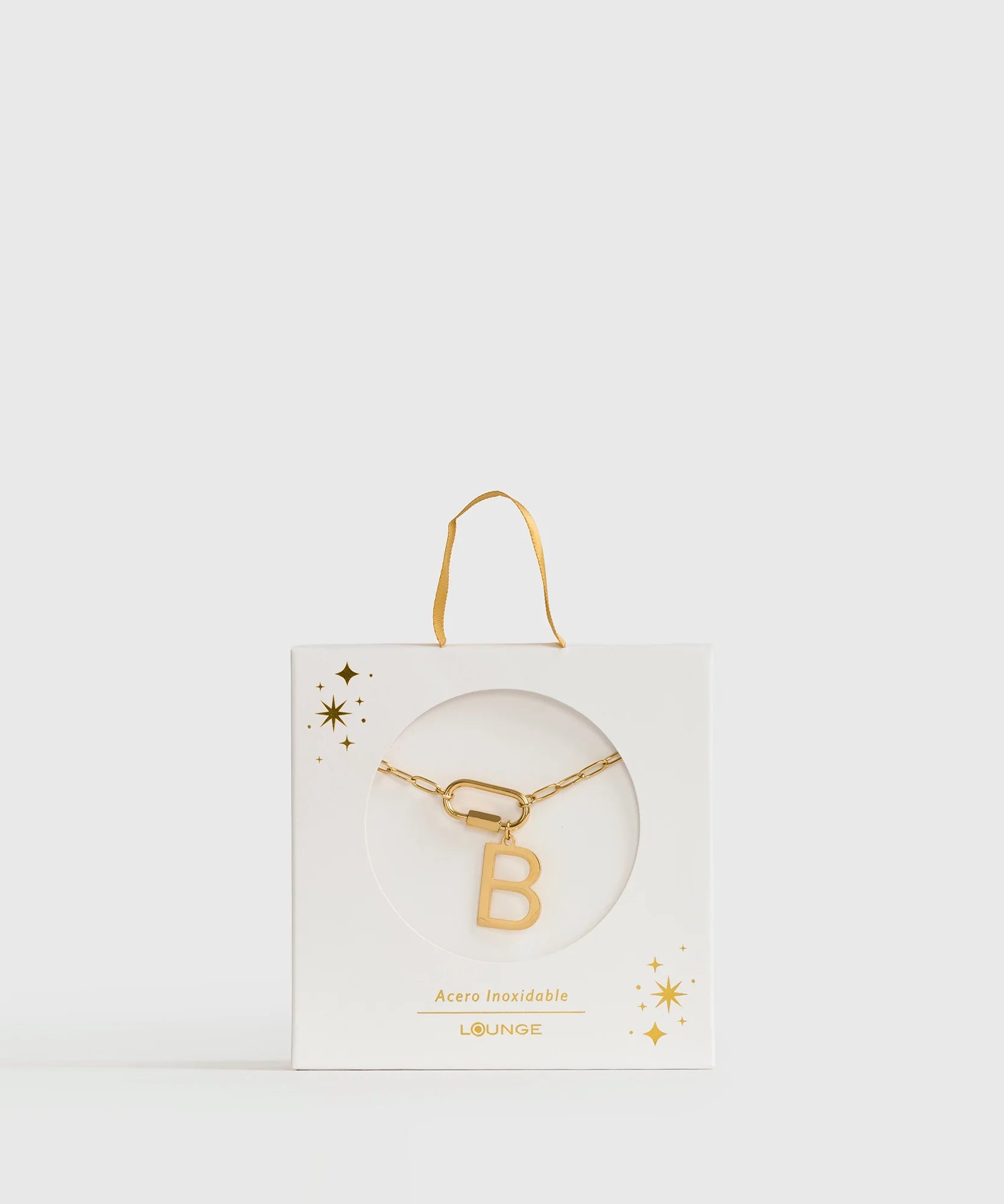 Collar Broche Charm Letra Navidad