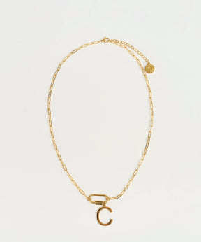 Collar Broche Charm Letra Navidad