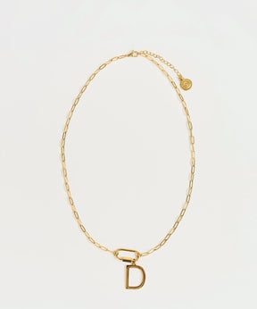 Collar Broche Charm Letra Navidad