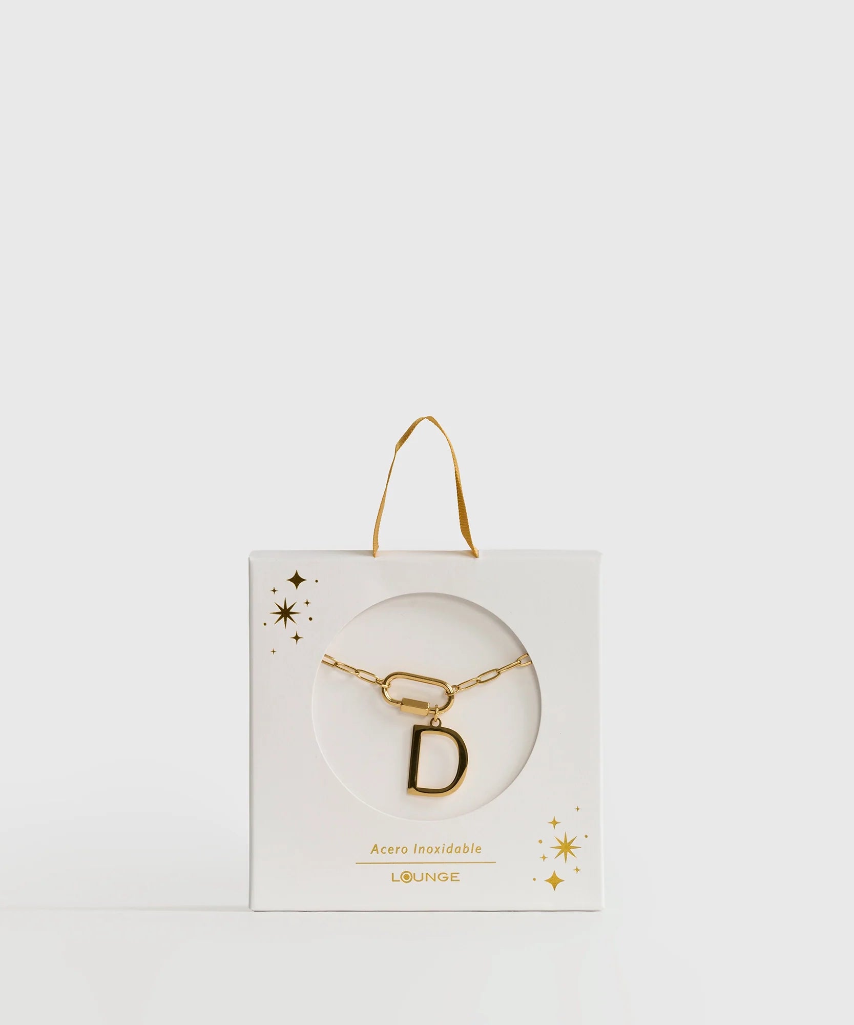 Collar Broche Charm Letra Navidad