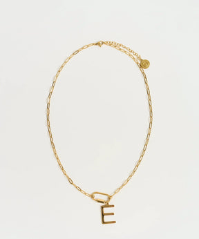 Collar Broche Charm Letra Navidad