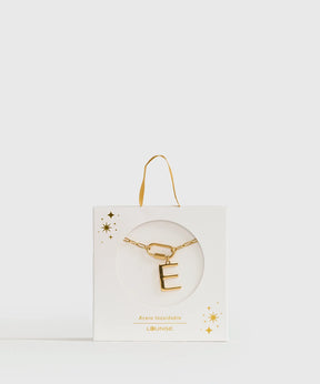 Collar Broche Charm Letra Navidad