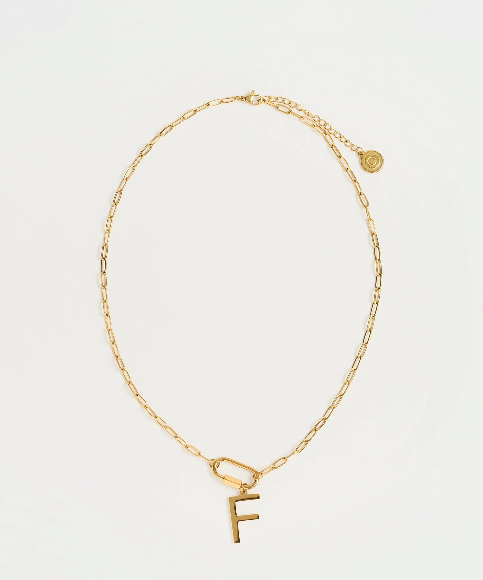 Collar Broche Charm Letra Navidad