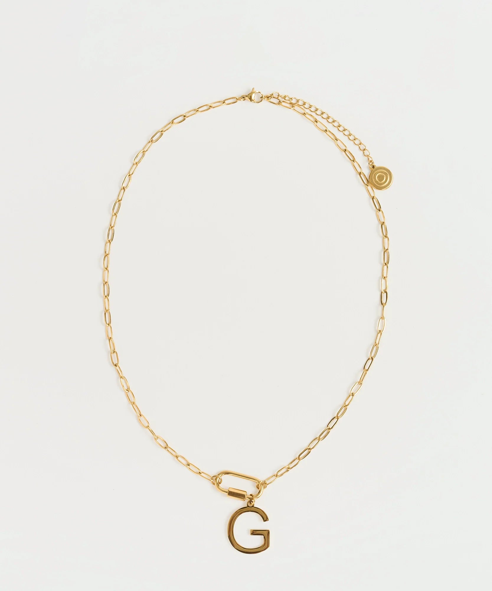 Collar Broche Charm Letra Navidad