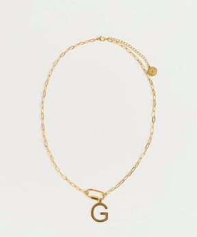 Collar Broche Charm Letra Navidad