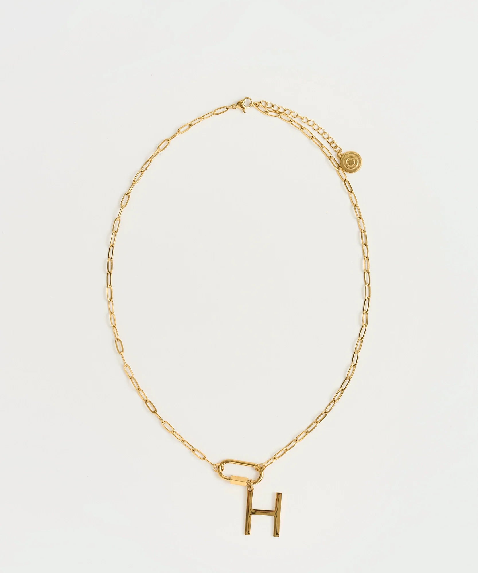 Collar Broche Charm Letra Navidad