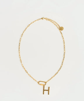 Collar Broche Charm Letra Navidad