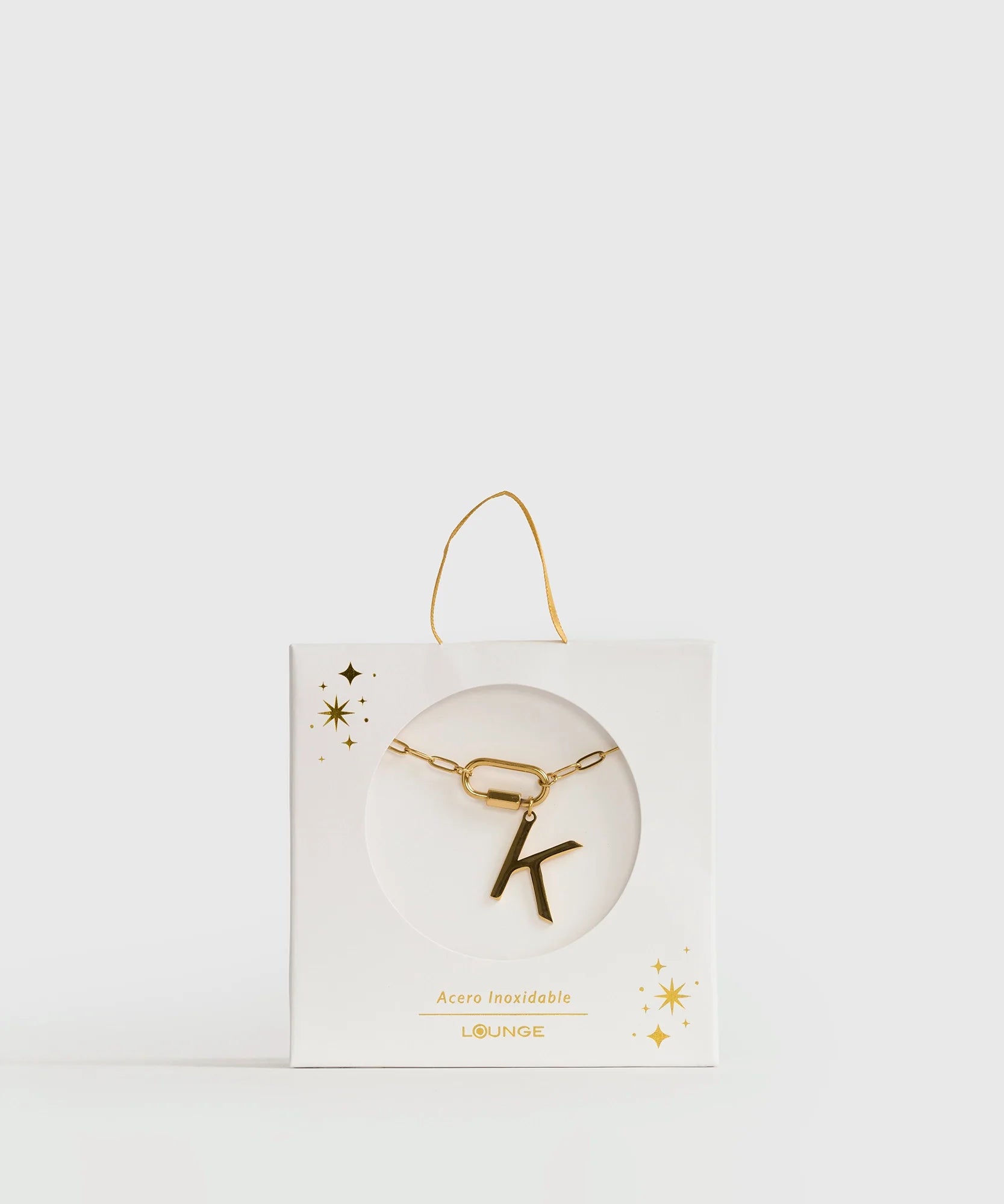 Collar Broche Charm Letra Navidad