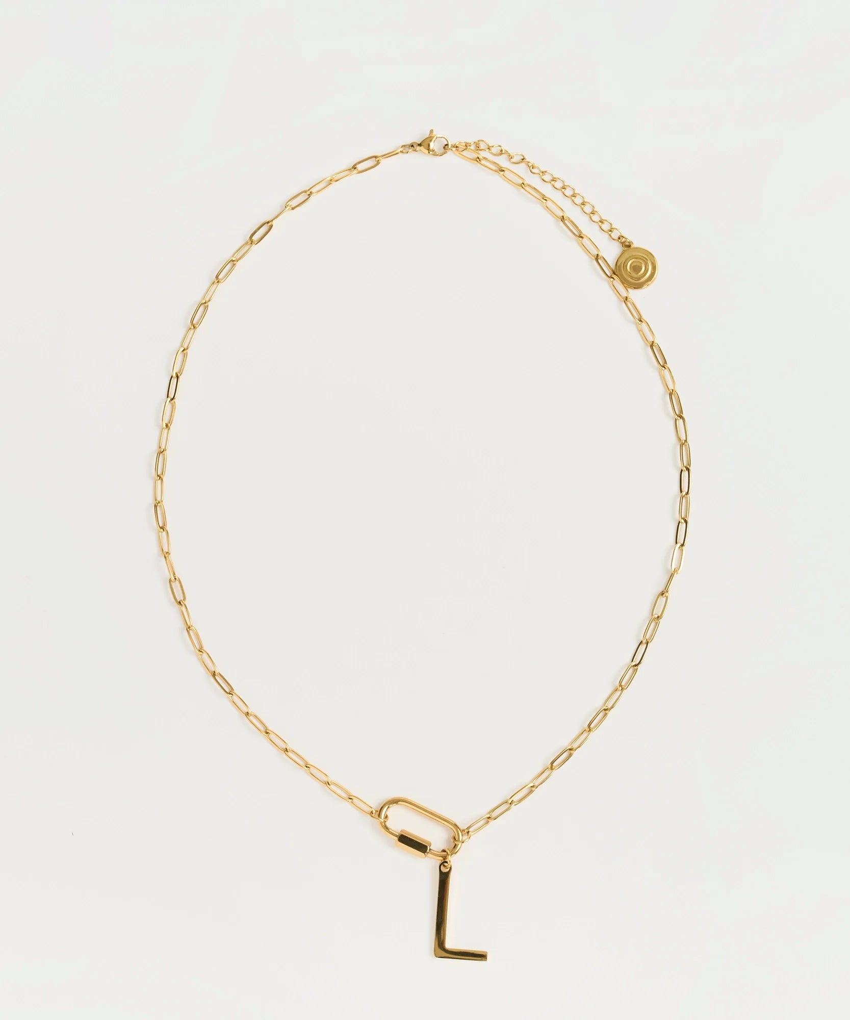 Collar Broche Charm Letra Navidad