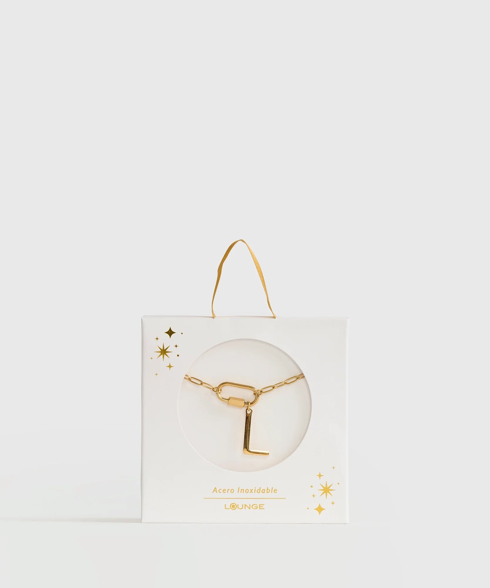 Collar Broche Charm Letra Navidad