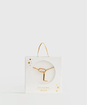 Collar Broche Charm Letra Navidad