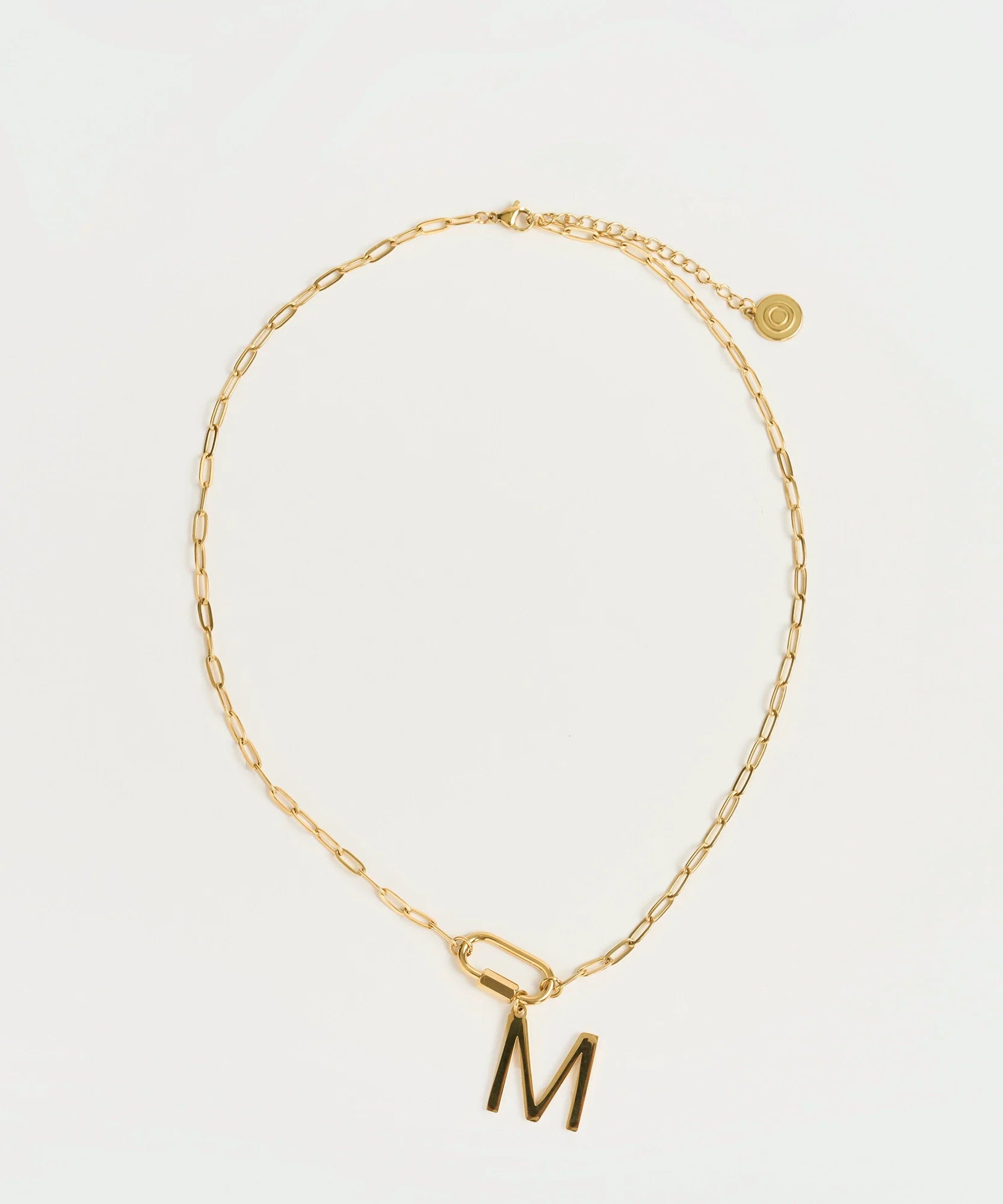 Collar Broche Charm Letra Navidad