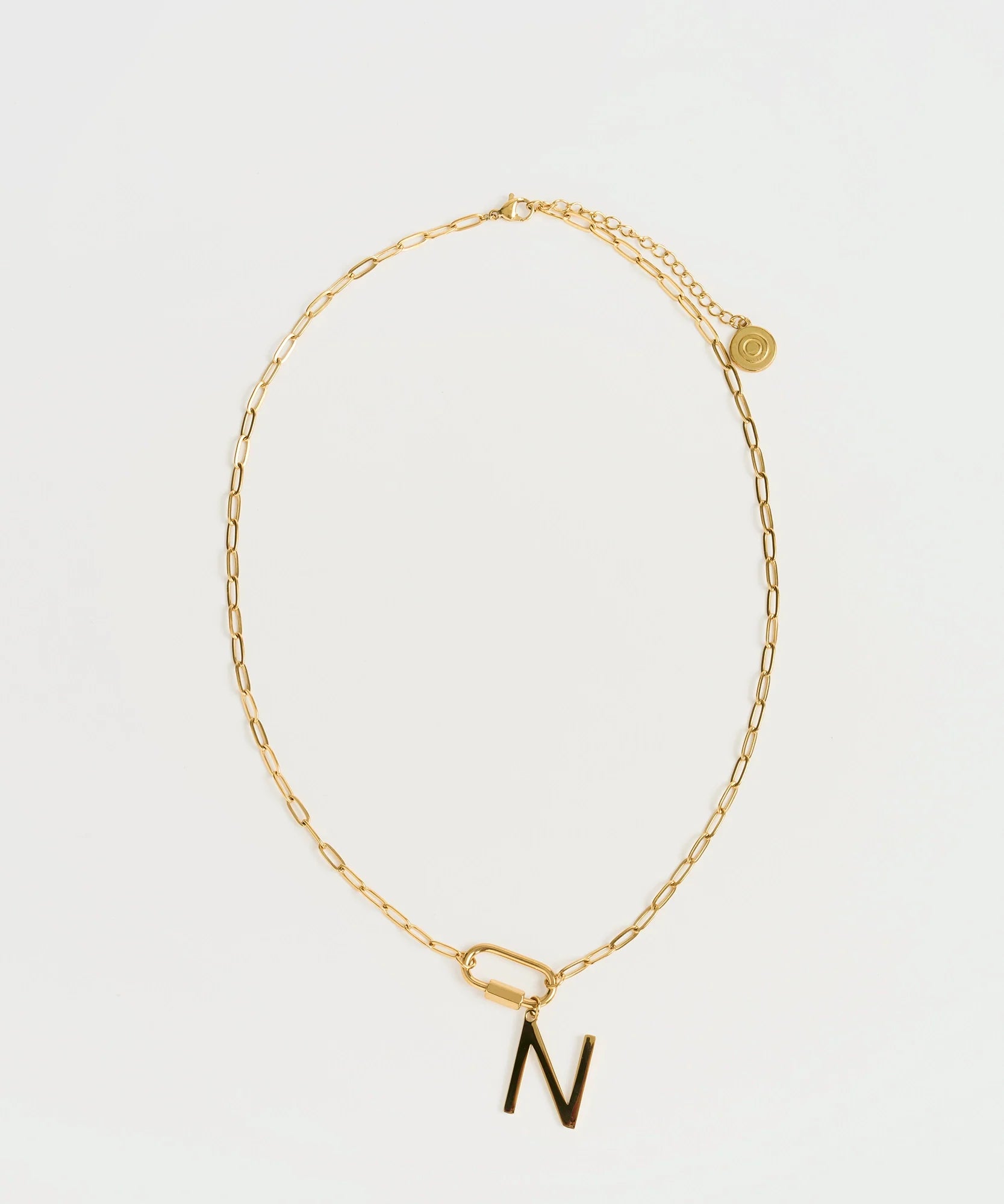 Collar Broche Charm Letra Navidad