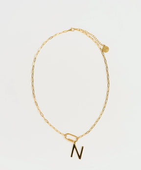 Collar Broche Charm Letra Navidad