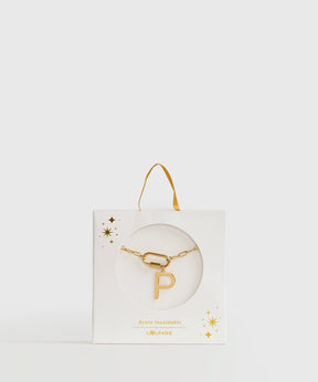 Collar Broche Charm Letra Navidad