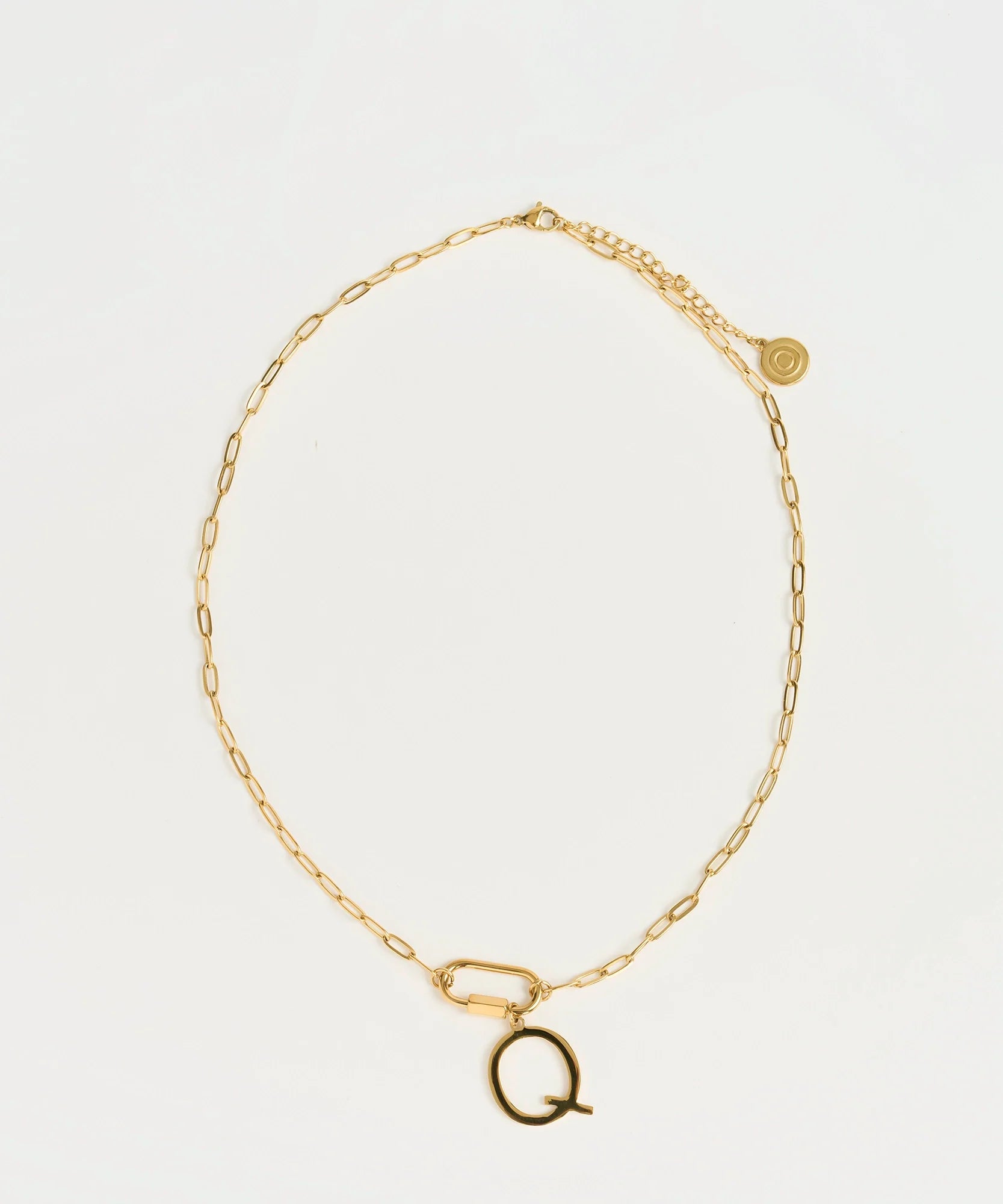 Collar Broche Charm Letra Navidad