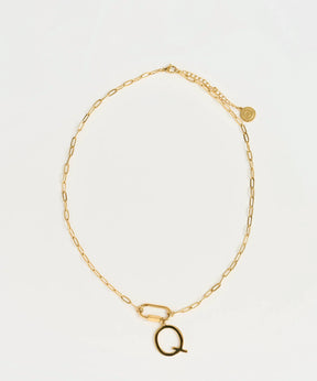 Collar Broche Charm Letra Navidad