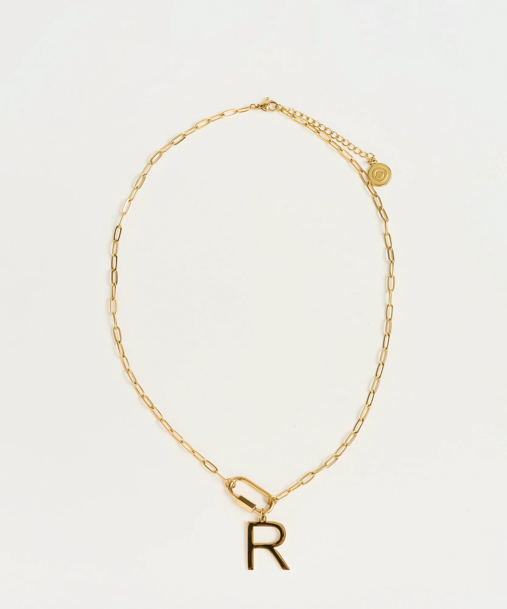 Collar Broche Charm Letra Navidad