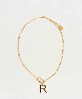 Collar Broche Charm Letra Navidad