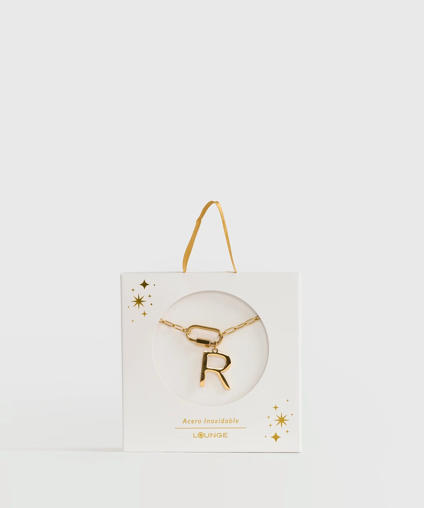 Collar Broche Charm Letra Navidad