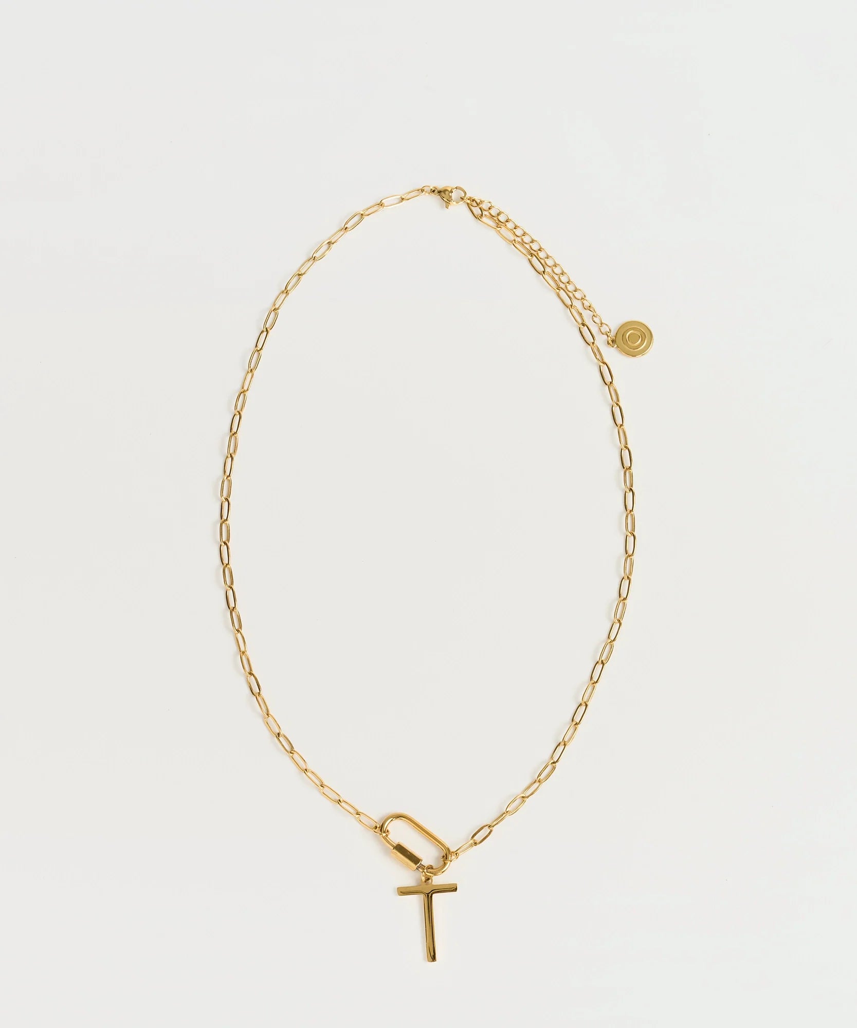 Collar Broche Charm Letra Navidad