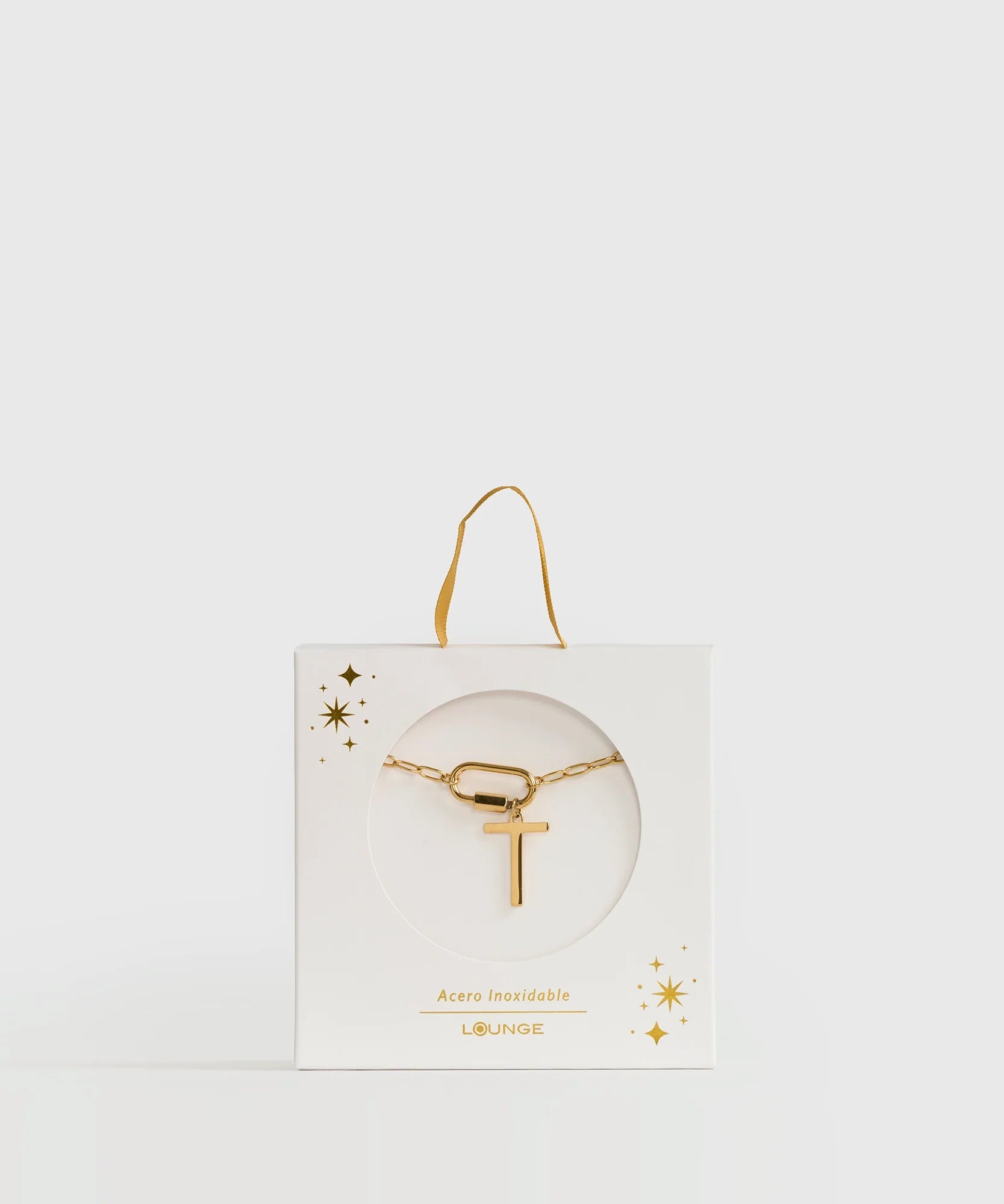 Collar Broche Charm Letra Navidad