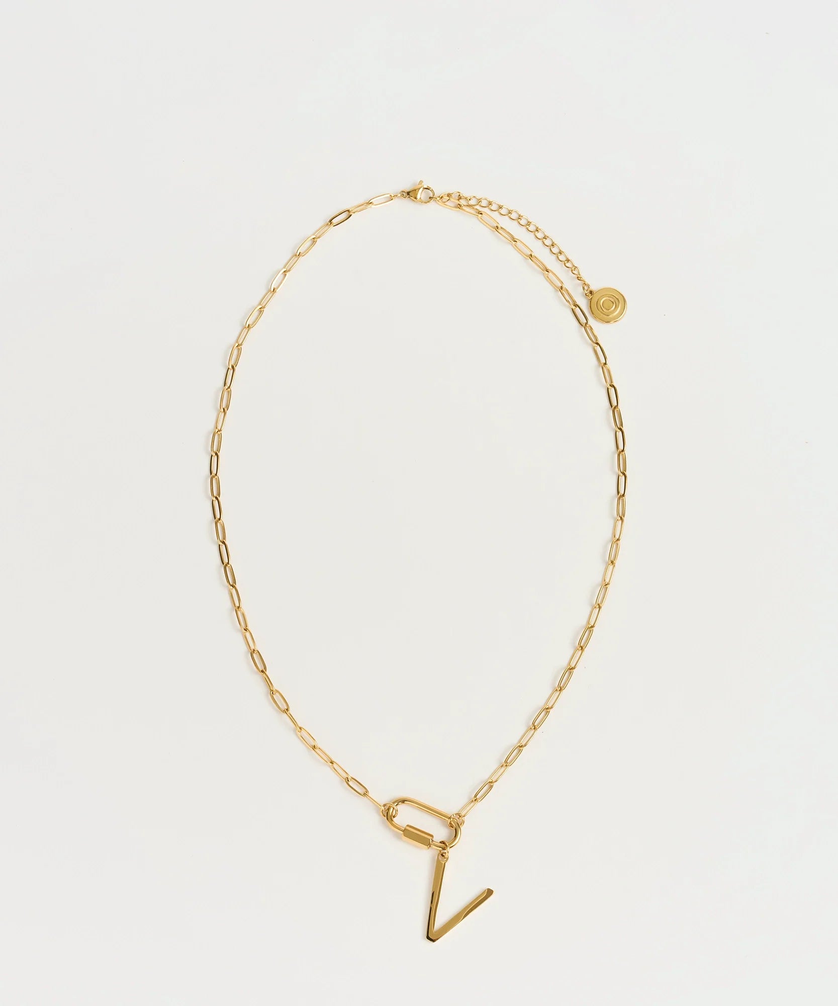 Collar Broche Charm Letra Navidad